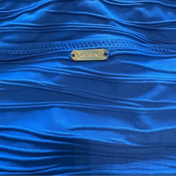 Lands End Royal Blue Two Piece Swimsuit - Picture 3 of 13